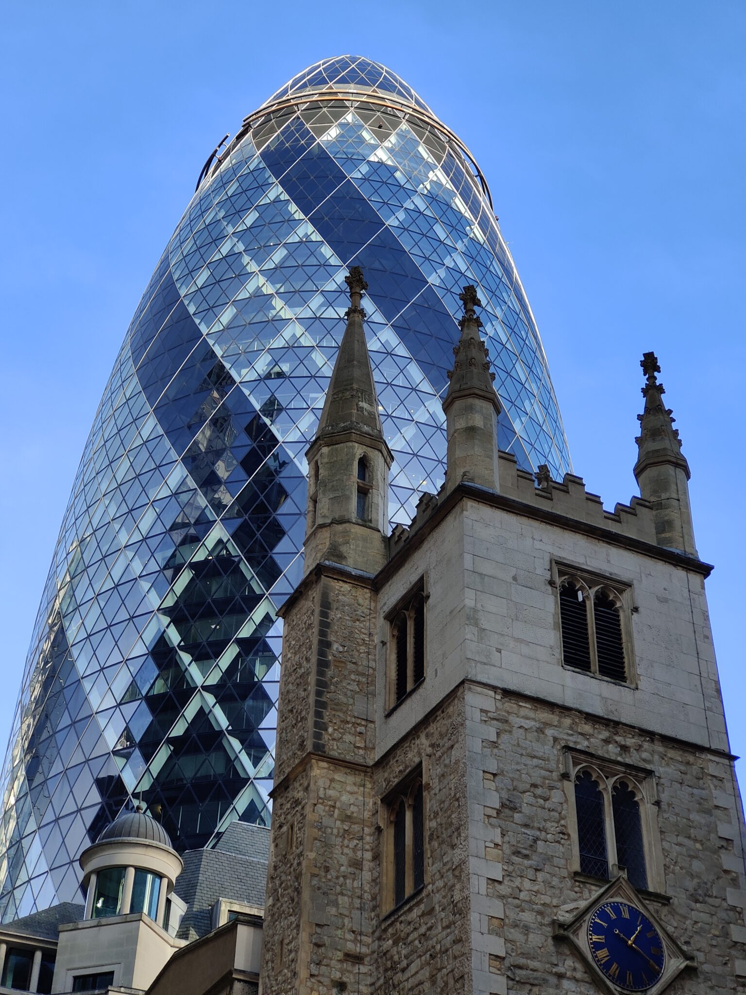 The Gherkin and a Church