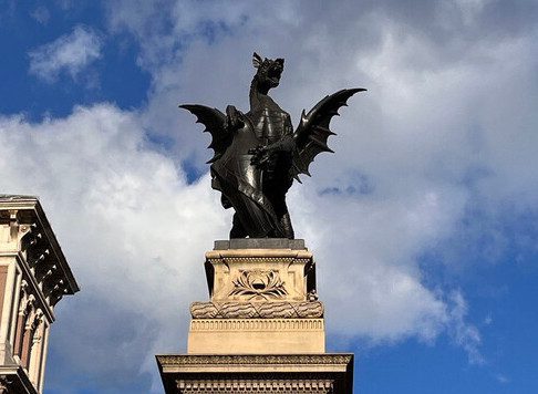 Temple Bar Dragon in London