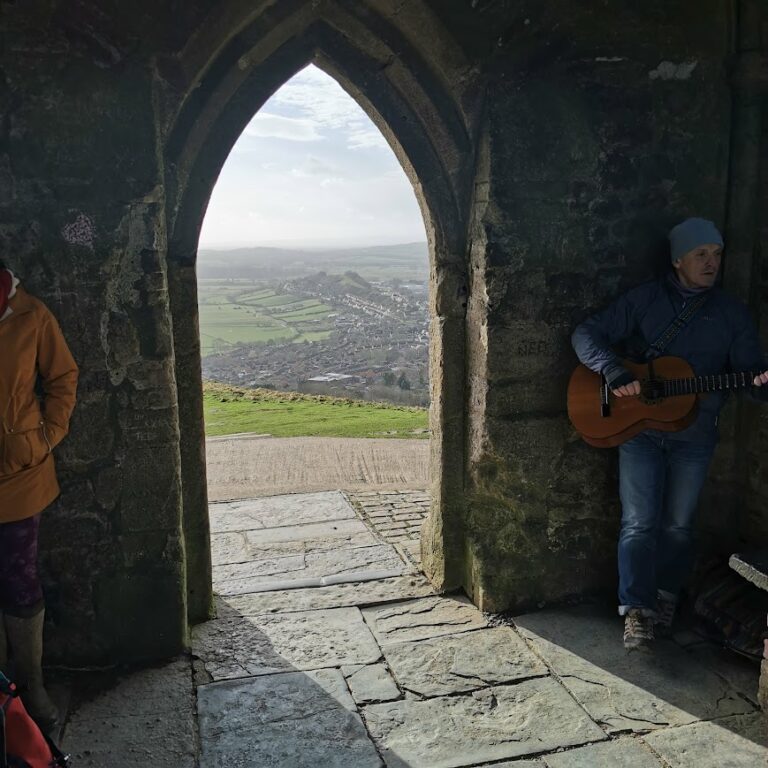 Glastonbury Tor from the inside