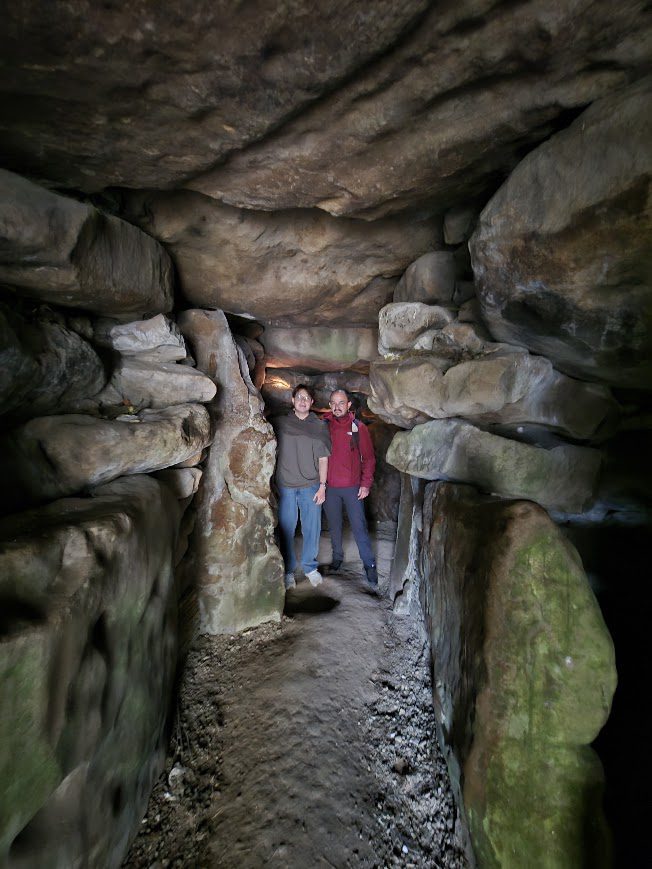 Westkennet Longbarrow with walker