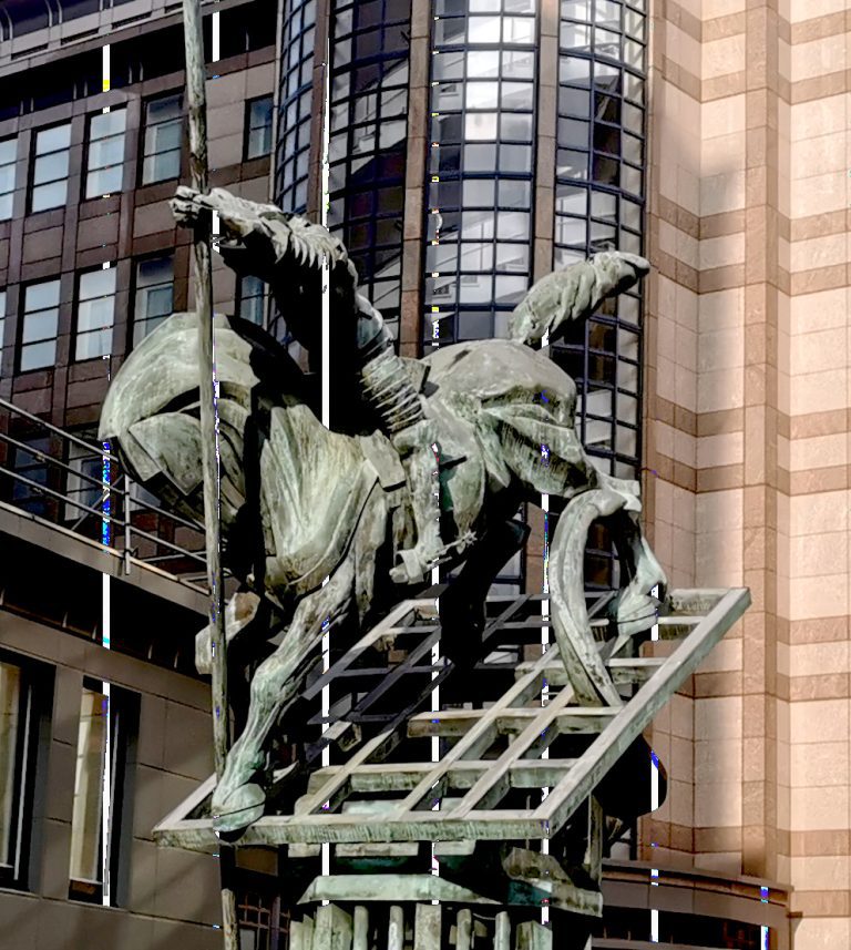 st george dragon statue
