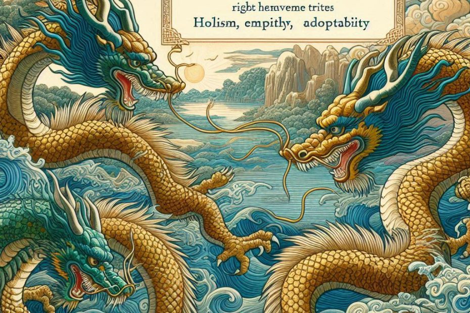 In the Four Dragons myth, the dragons defy the Jade Emperor to end a drought, sacrificing themselves